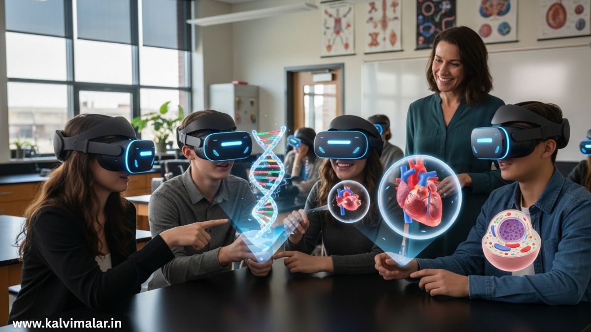 Lesson plans using VR in high school biology
