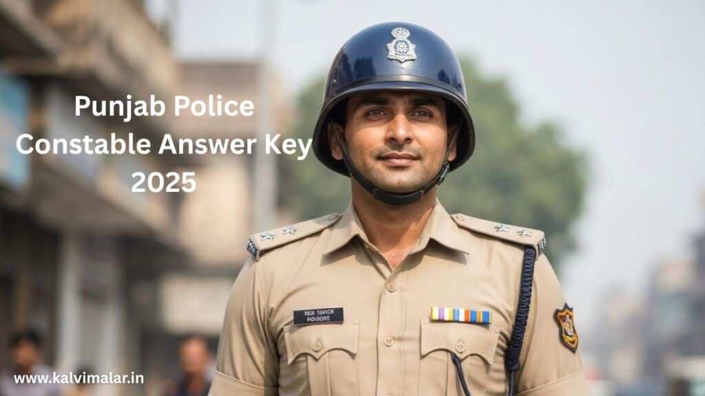 Punjab Police Constable Answer Key 2025