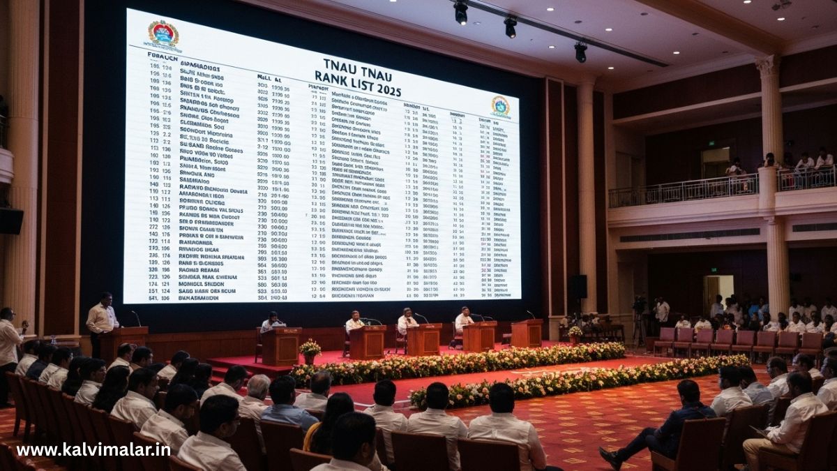 TNAU Rank List 2025